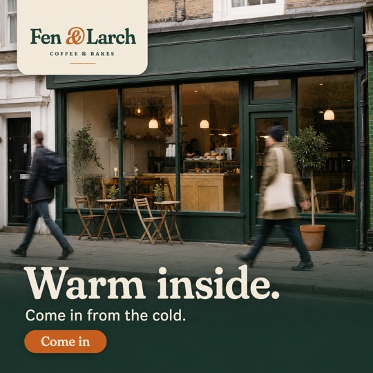 Example ad 10 of ten, made from a shop's own website
